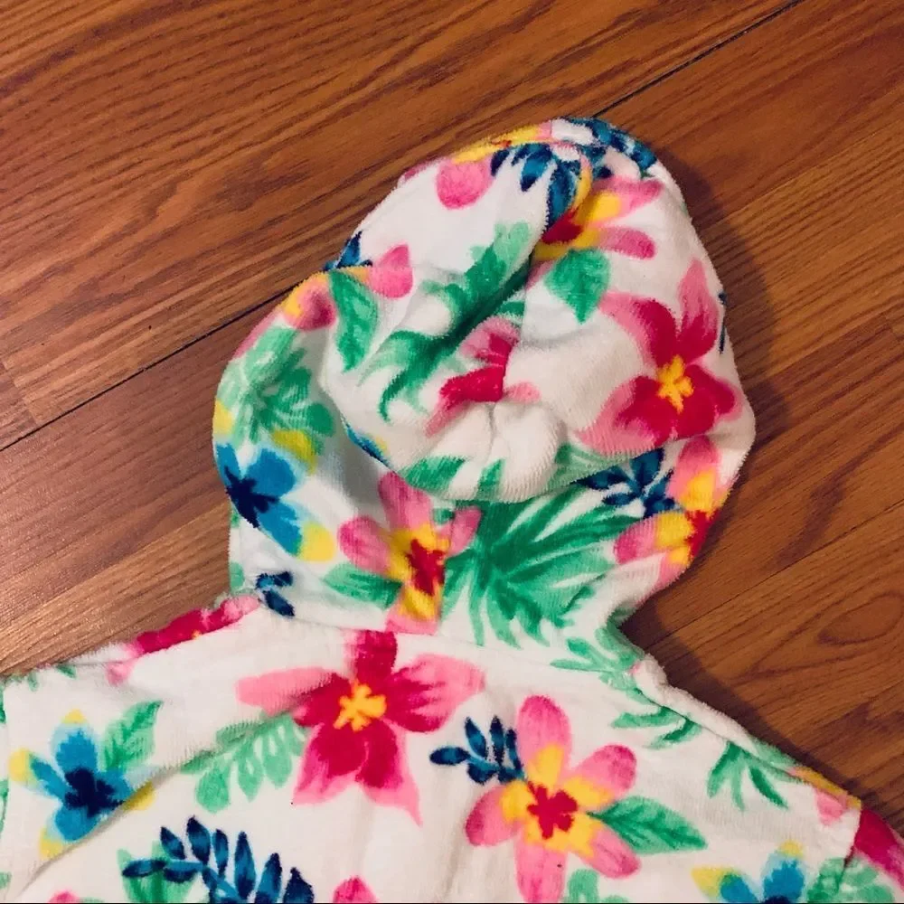 Nautica Bright Colorful Terry Cloth Robe W/Belt Swim Cover Up Size 5/6 - Picture 13 of 13